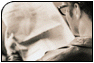 man reading newspaper