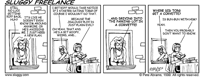 Sluggy Freelance &copy; Pete Abrams 1999